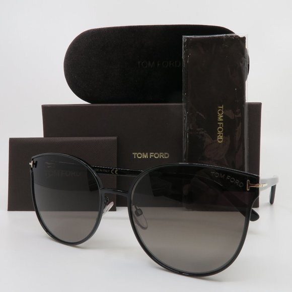 Tom Ford Accessories - Tom Ford Black Cat Eye TF 718-K 01F New with Box